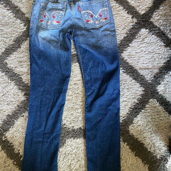 Levi’s Girls Super Skinny Jeans - Picture 3 of 4